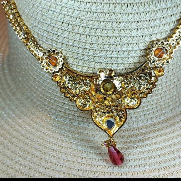 Rhinestone Choker Set - Picture 4 of 6